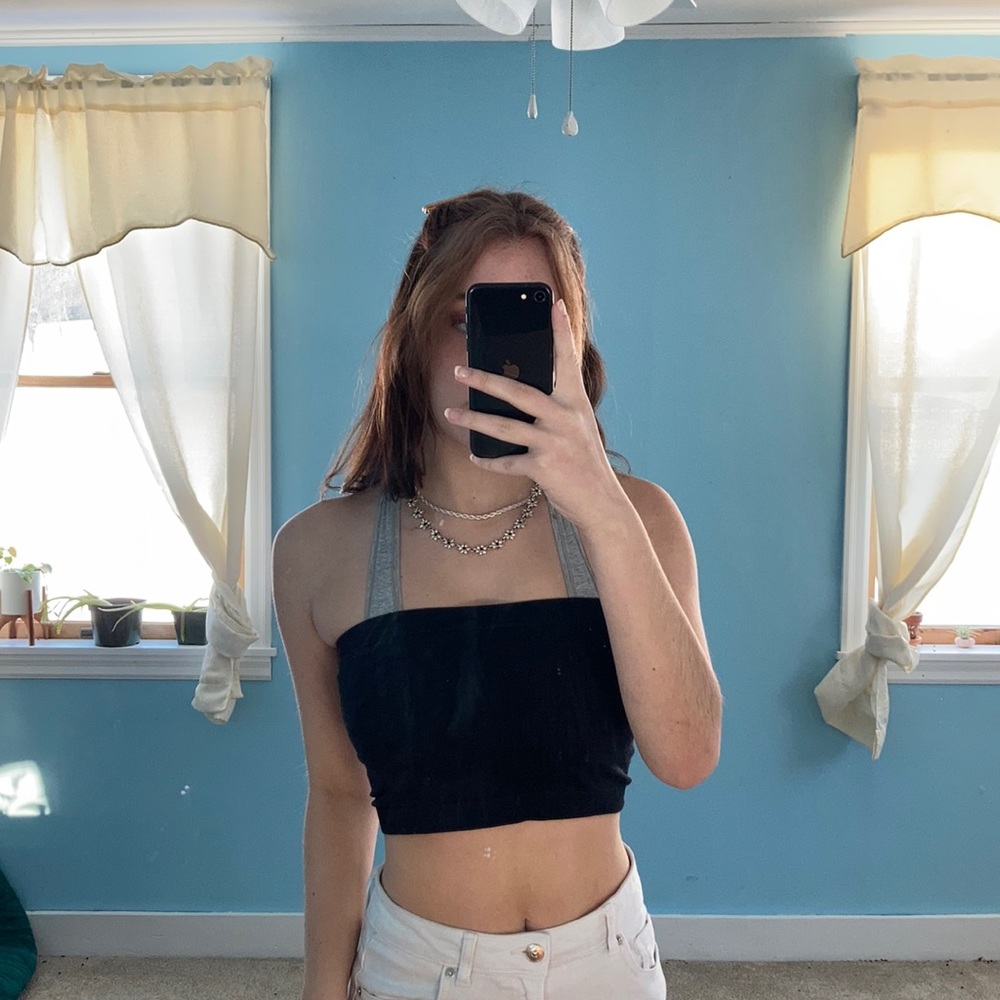 Black tube top